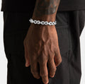 Bracelet à Maillons Infinis Glacés — 10 mm