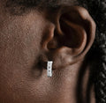 Boucles d'Oreilles Créoles Cubaines Glacées