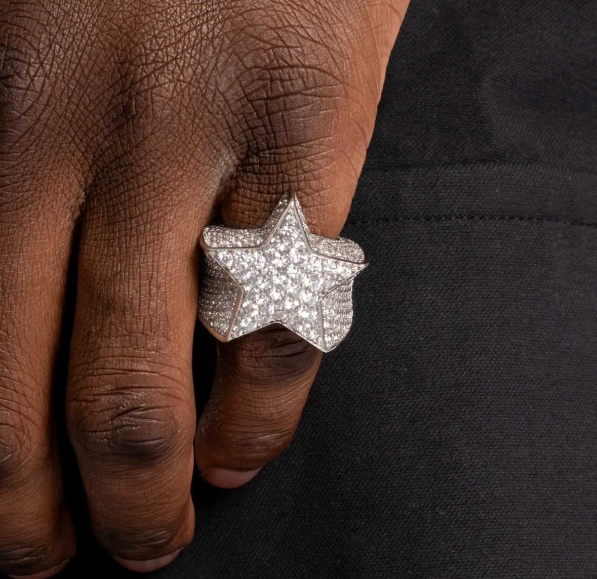 Bague Étoile Glacée