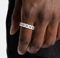 Bague en Or Blanc avec Émeraude